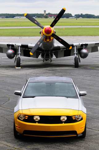 Illustration for article titled Ford Mustang AV-X10 "Dearborn Doll" Takes Off